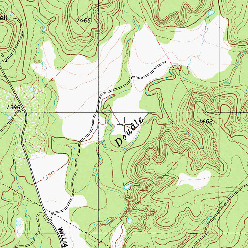 Topographic Map of Soil Conservation Service Site 26a-1 Reservoir, TX