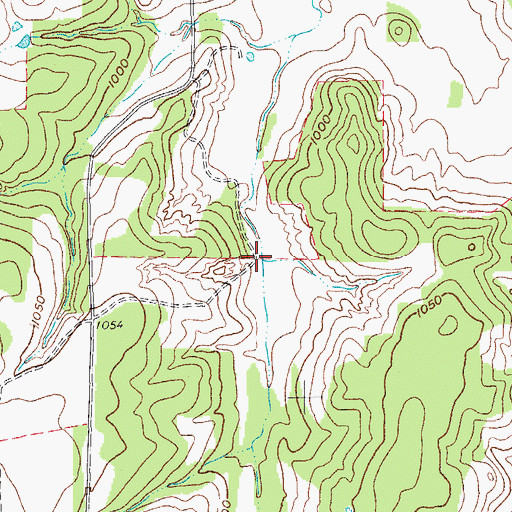 Topographic Map of Soil Conservation Service Site 6 Dam, TX