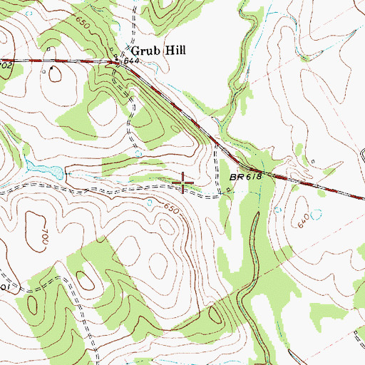 Topographic Map of Soil Conservation Service Site 8 Dam, TX