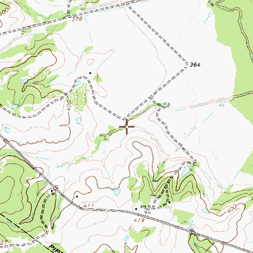 Topographic Map of Soil Conservation Service Site 66 Dam, TX