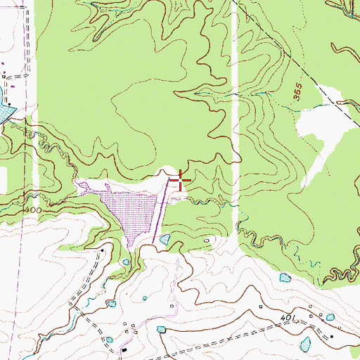 Topographic Map of Soil Conservation Service Site 69 Dam, TX