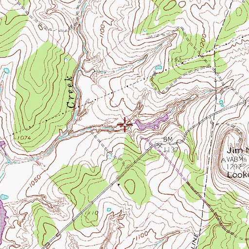 Topographic Map of Soil Conservation Service Land Stabilization Structure 3-7, TX