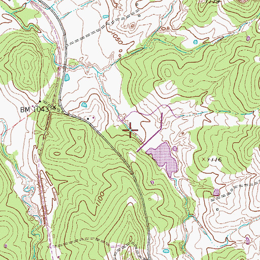 Topographic Map of Soil Conservation Service Site 2 Dam, TX