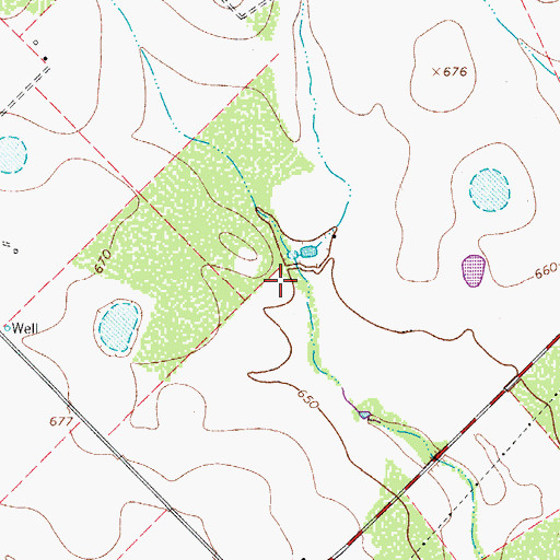 Topographic Map of Morrow Dam Number 3, TX