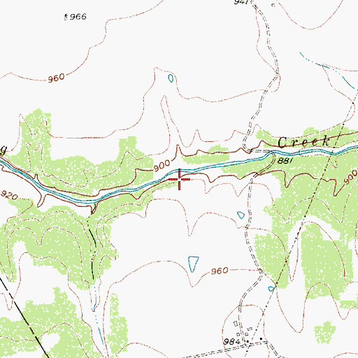 Topographic Map of Soil Conservation Service Site 1 Dam, TX