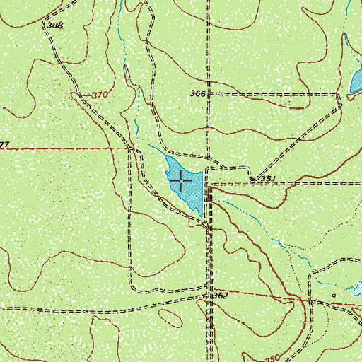 Topographic Map of Ruhmann Tank, TX