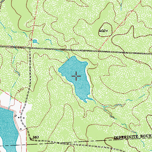 Topographic Map of Monte Cartado Ranch Tank Number 2, TX