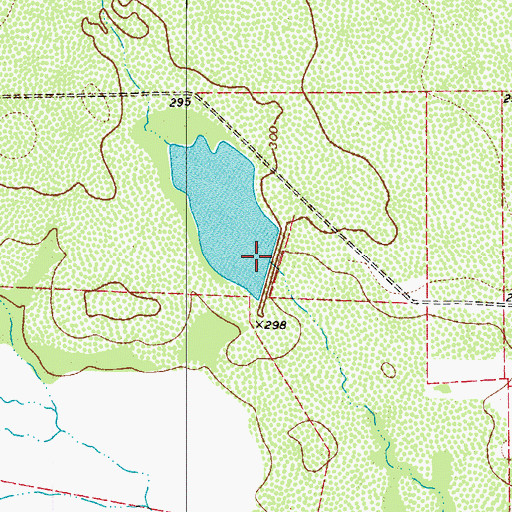 Topographic Map of Dobie Ranch Tank Number 2, TX