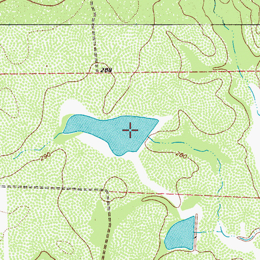Topographic Map of Dobie Ranch Tank Number 3, TX