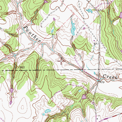 Topographic Map of Soil Conservation Service Site 11b Dam, TX