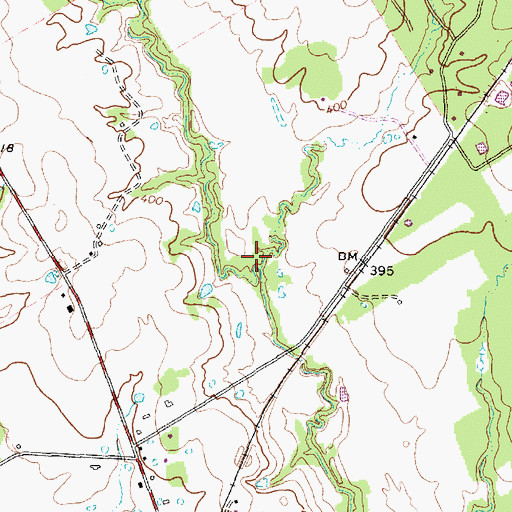Topographic Map of Soil Conservation Service Site 143a Dam, TX