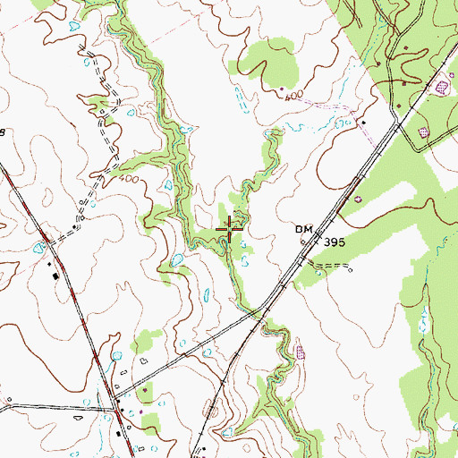 Topographic Map of Soil Conservation Service Site 143a Reservoir, TX