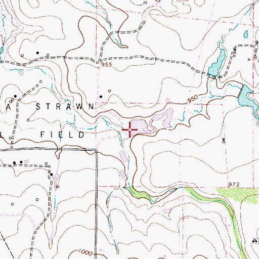 Topographic Map of W I Howard Lake Dam, TX