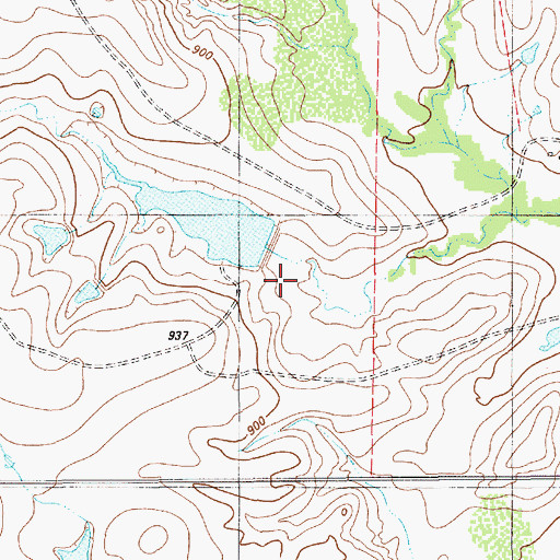 Topographic Map of Lively Lake Dam, TX