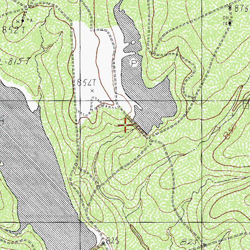 Topographic Map of Winn Exploration Company Dam 2, TX