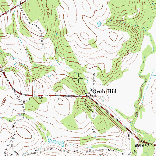 Topographic Map of Soil Conservation Service Site 7 Dam, TX