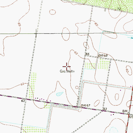 Topographic Map of Engelman Gardens Reservoir Levee, TX