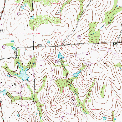 Topographic Map of Lake Number 3, TX