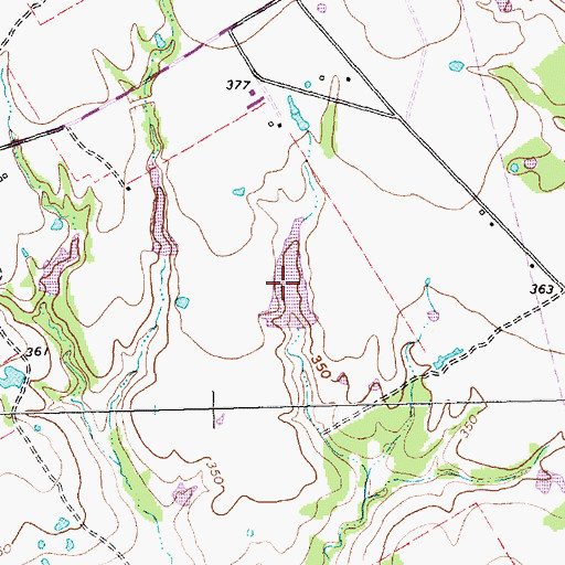 Topographic Map of Emerson Lake Number 2, TX