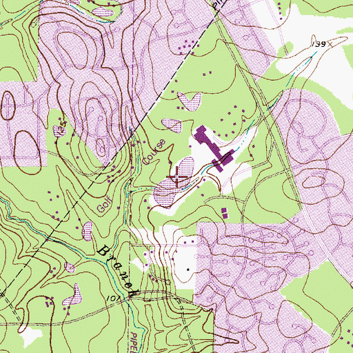Topographic Map of Lake Harrison, TX