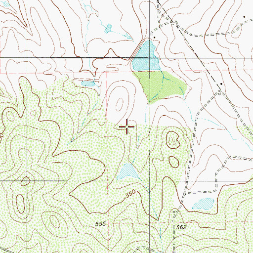 Topographic Map of Rafael B Garcia Dam, TX