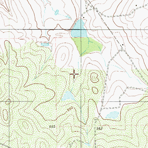 Topographic Map of Rafael B Garcia Reservoir, TX