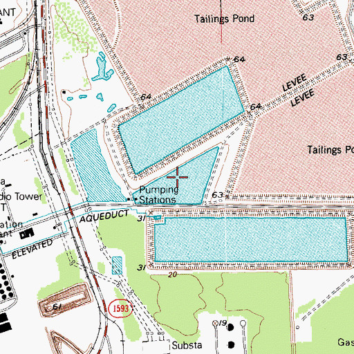 Topographic Map of Clear Lake, TX