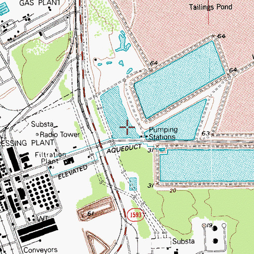 Topographic Map of Storm Lake Levee, TX