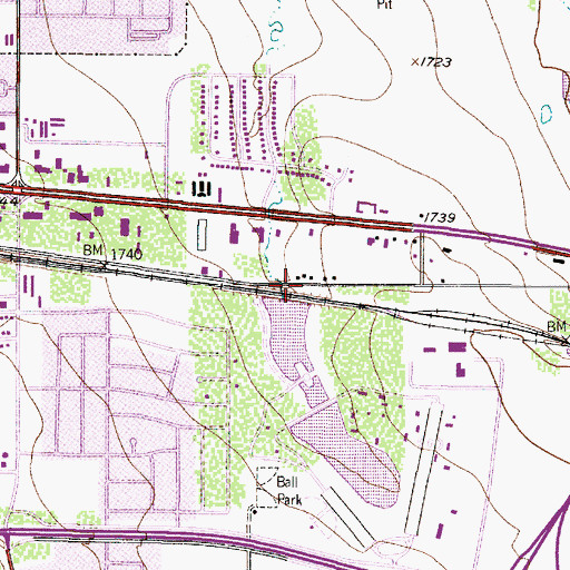 Topographic Map of Zoo Lake Number 2 Dam, TX