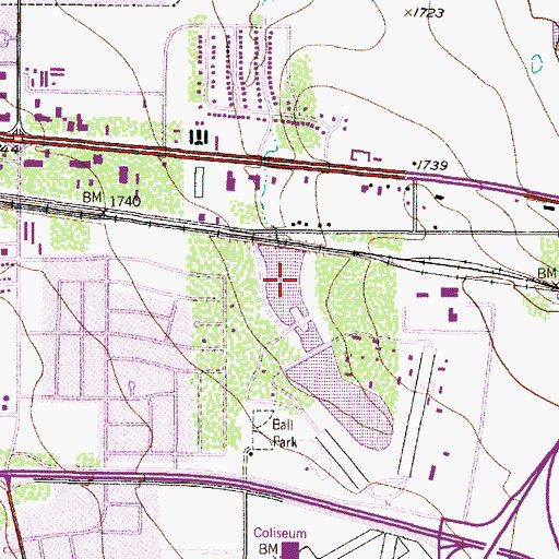 Topographic Map of Zoo Lake Number 2, TX