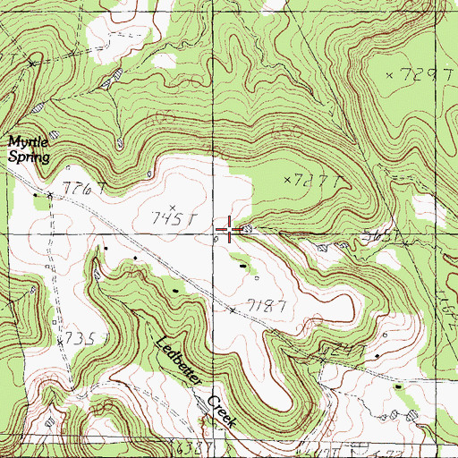 Topographic Map of Tex Iron Incorporated Dam Number 2, TX