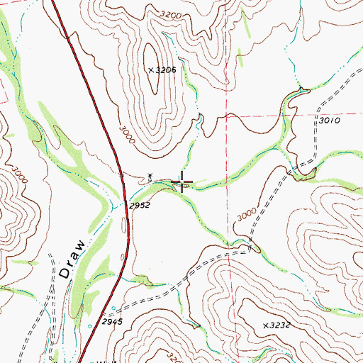 Topographic Map of Soil Conservation Service Site 10 Dam, TX