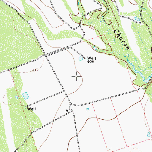 Topographic Map of E O Jonsson Lake Number One Dam, TX