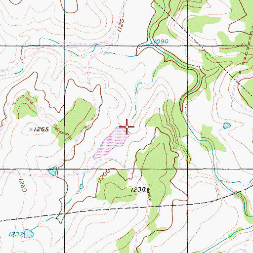 Topographic Map of Joseph Lake Dam, TX