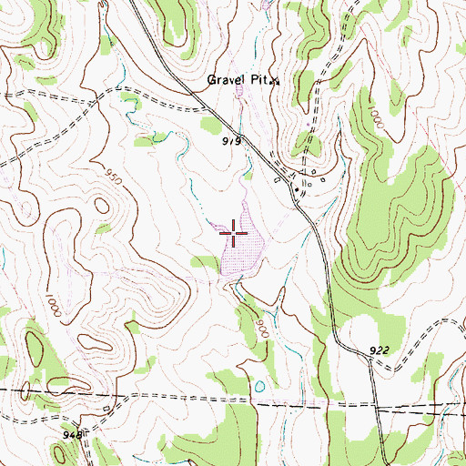 Topographic Map of El Colina Lake Number 3, TX