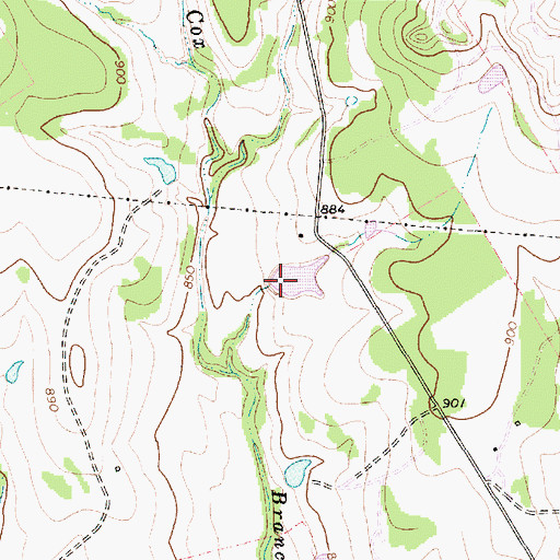 Topographic Map of El Colina Lake Number 4 Dam, TX