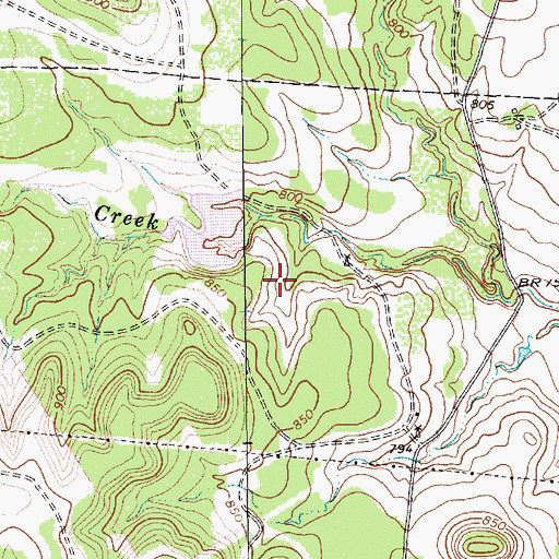 Topographic Map of El Colina Lake Number 6 Dam, TX