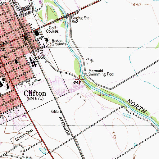 Topographic Map of Olsen Lake Dam, TX