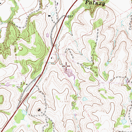 Topographic Map of Foster Lake Number 1 Dam, TX