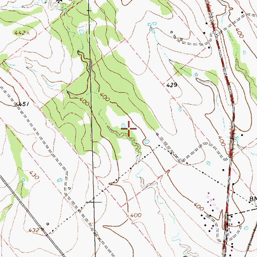 Topographic Map of Soil Conservation Service Site 1 Dam, TX