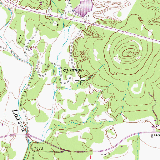 Topographic Map of Boazman Lake Dam, TX