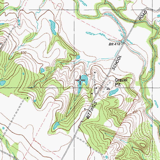 Topographic Map of Sellers Lake, TX