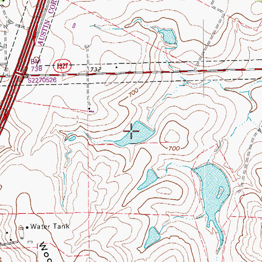Topographic Map of Heep Lake, TX
