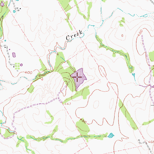 Topographic Map of Wachel Lake, TX