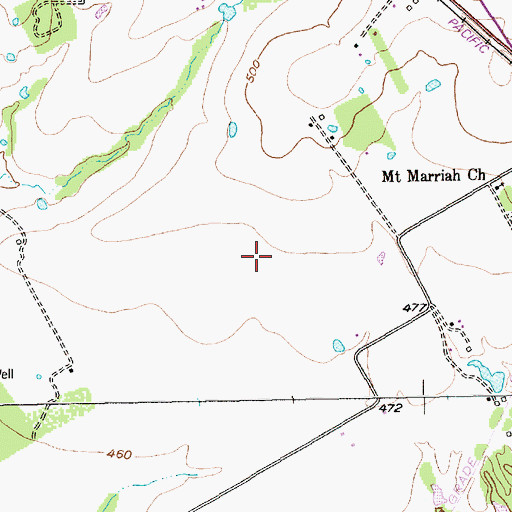 Topographic Map of Eames Lake Dam, TX