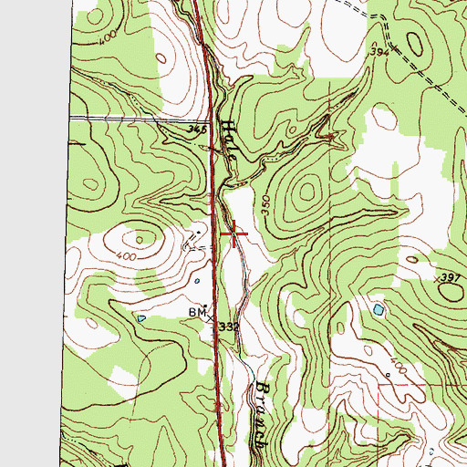 Topographic Map of Alton Lake, TX