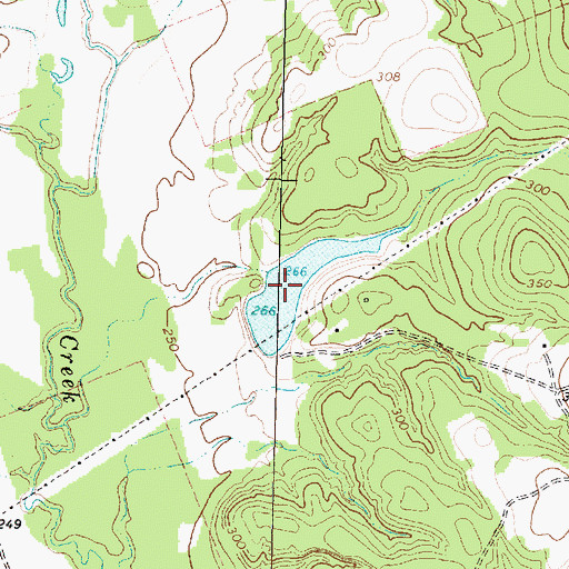 Topographic Map of Little Lake, TX