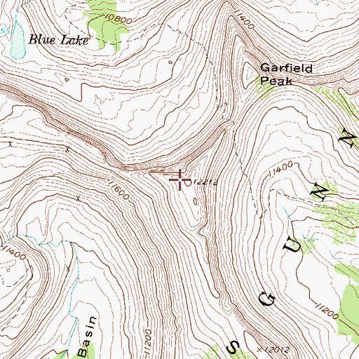 Topographic Map of Scarp Ridge, CO