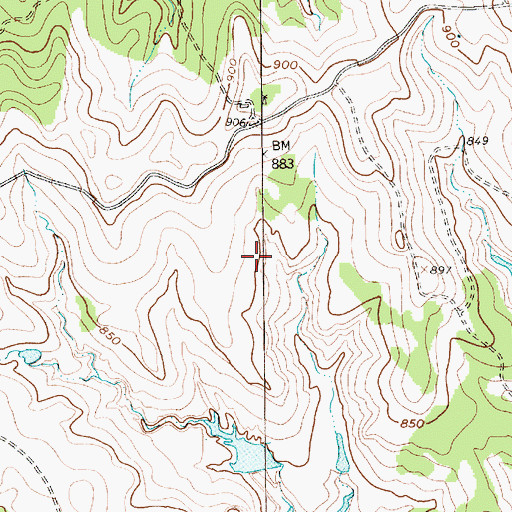 Topographic Map of Black Lake Number 4 Dam, TX