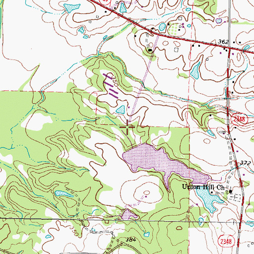 Topographic Map of Stephens Lake Number 1, TX